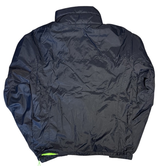Abercrombie & Fitch Men's Casual Dark Blue Windbreaker Jacket, Medium Size - Picture 2 of 16
